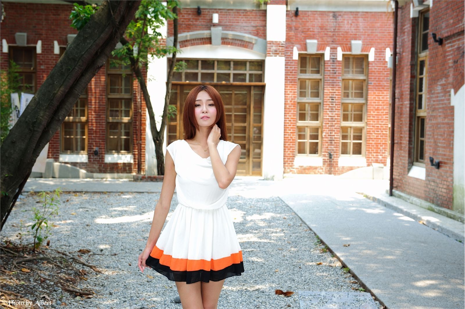 Beautyleg女神-小雪 Winnie-校园制服街拍写真合集 1